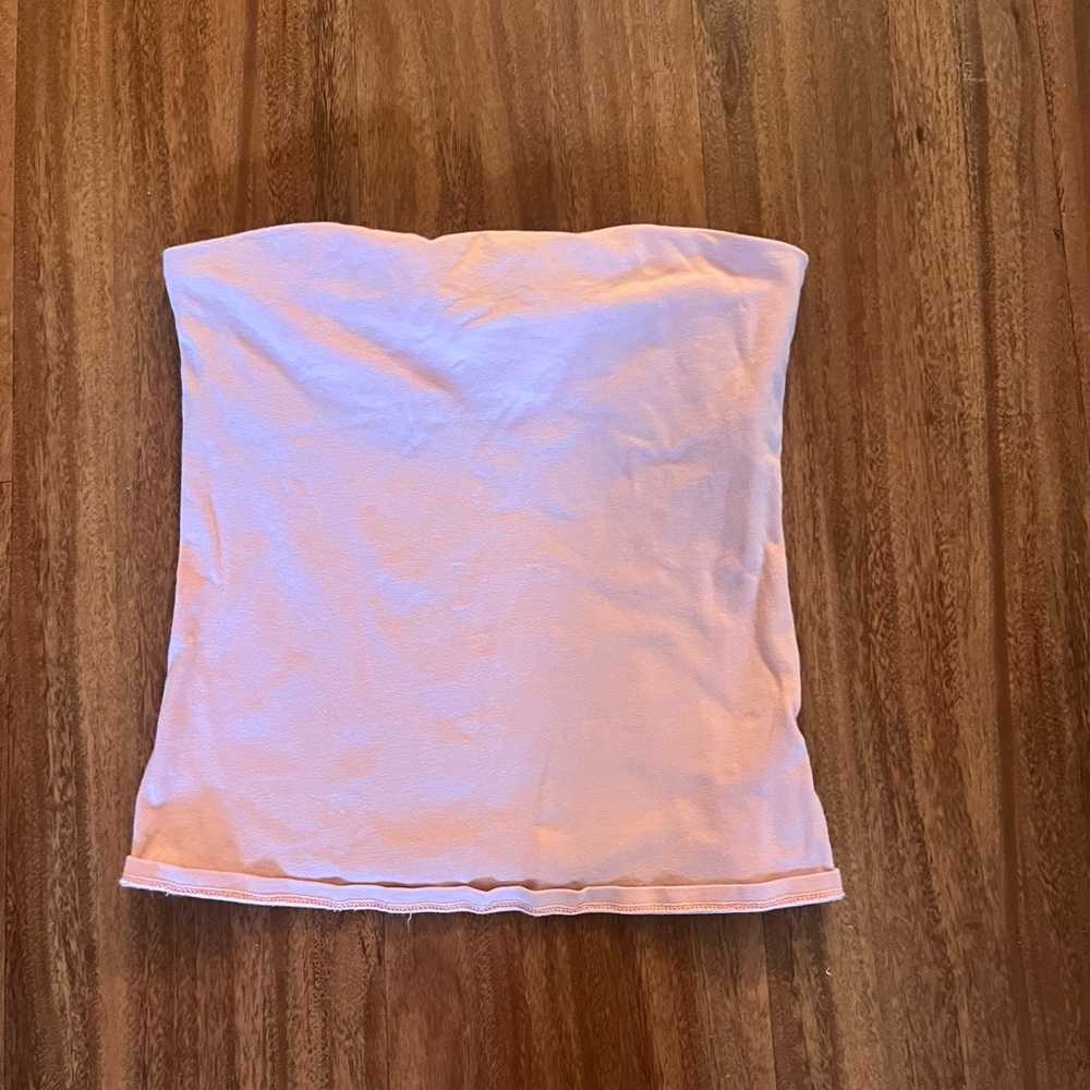 Express Light Pink Strapless Camisole